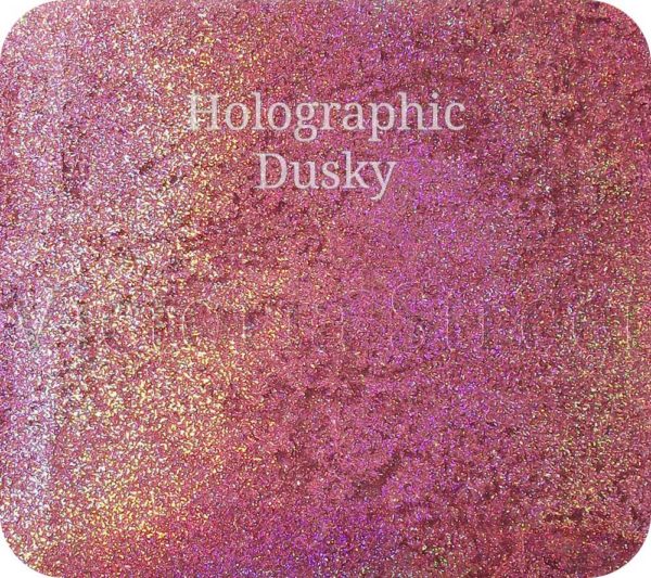 Fine Craft Glitter Holographic Dusky Pink 0.2mm Hex (0.008″)
