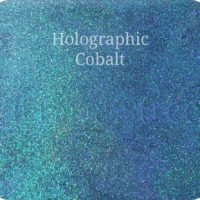 Fine Craft Glitter Holographic Cobalt 0.2mm Hex (0.008″)