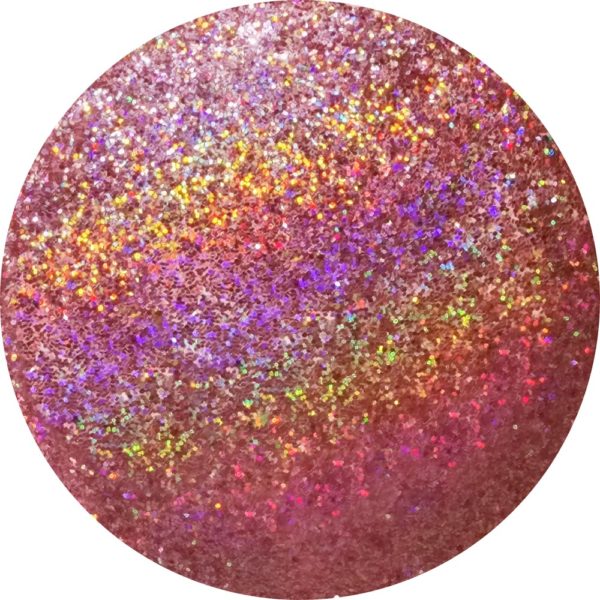Cosmetic Holographic Dusky Pink 0.2mm Hex (0.008″)