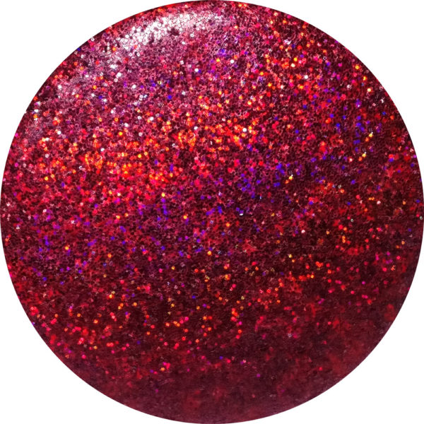 Cosmetic Holographic Burgundy 0.2mm Hex (0.008″)